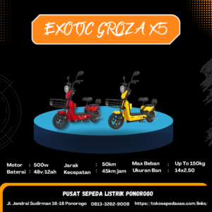 electric motorcycle exotic groza x5